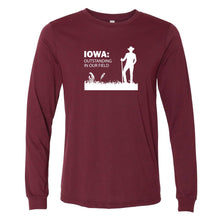 Load image into Gallery viewer, Outstanding in Our Field Iowa Long Sleeve T-Shirt