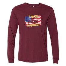 Load image into Gallery viewer, Fourth of July Party Captain Iowa Long Sleeve T-Shirt