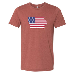 Iowa USA Flag T-Shirt