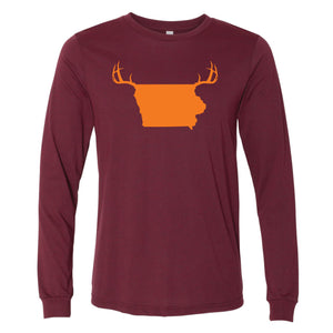 Antlers Iowa Long Sleeve T-Shirt