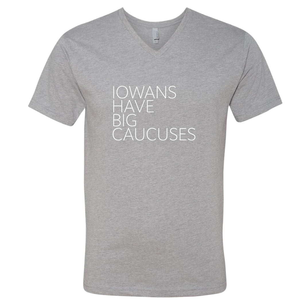 Iowa Caucuses V-Neck T-Shirt