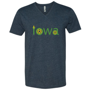 Iowa Tractor V-Neck T-Shirt