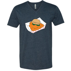 Pork Tenderloin Iowa V-Neck T-Shirt