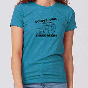 Couple, Two, Three Beers Iowa Women's T-Shirt