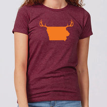 Load image into Gallery viewer, Antlers Iowa Women&#39;s T-Shirt