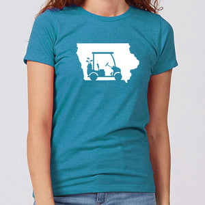 Golf Iowa Women's T-Shirt