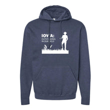 Load image into Gallery viewer, Outstanding in Our Field Iowa Hoodie