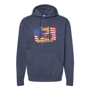 Fourth of July Party Captain Iowa Hoodie