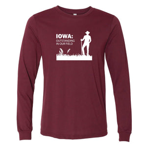 Outstanding in Our Field Iowa Long Sleeve T-Shirt