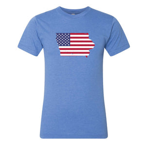 American Flag Iowa T-Shirt