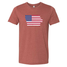 Load image into Gallery viewer, Iowa USA Flag T-Shirt