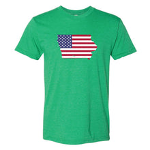 Load image into Gallery viewer, Iowa USA Flag T-Shirt