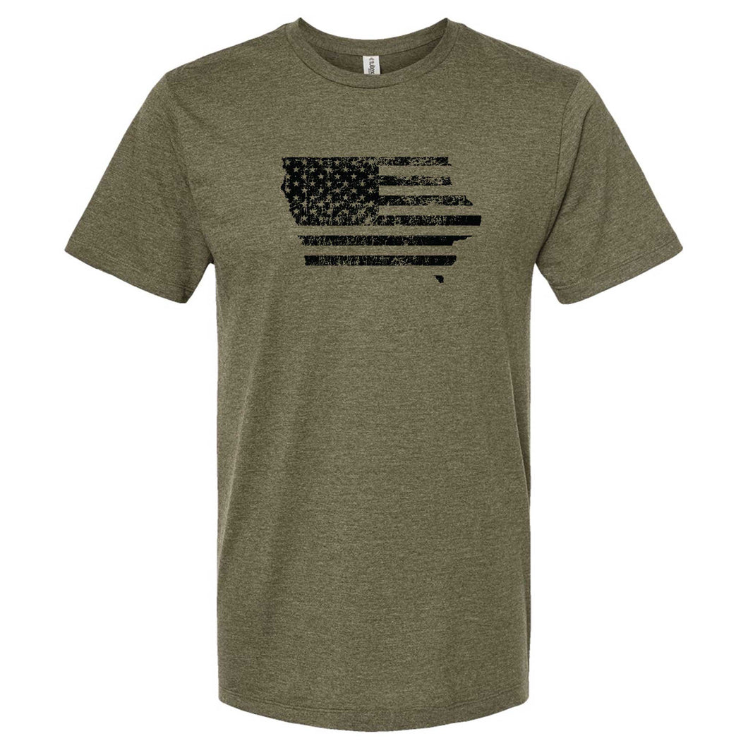 Stars & Stripes Iowa T-Shirt