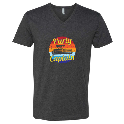 Party Captain Iowa V-Neck T-Shirt