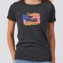 Load image into Gallery viewer, Fourth of July Party Captain Iowa Women&#39;s T-Shirt