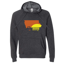 Load image into Gallery viewer, Iowa Tractor Sunset Hoodie