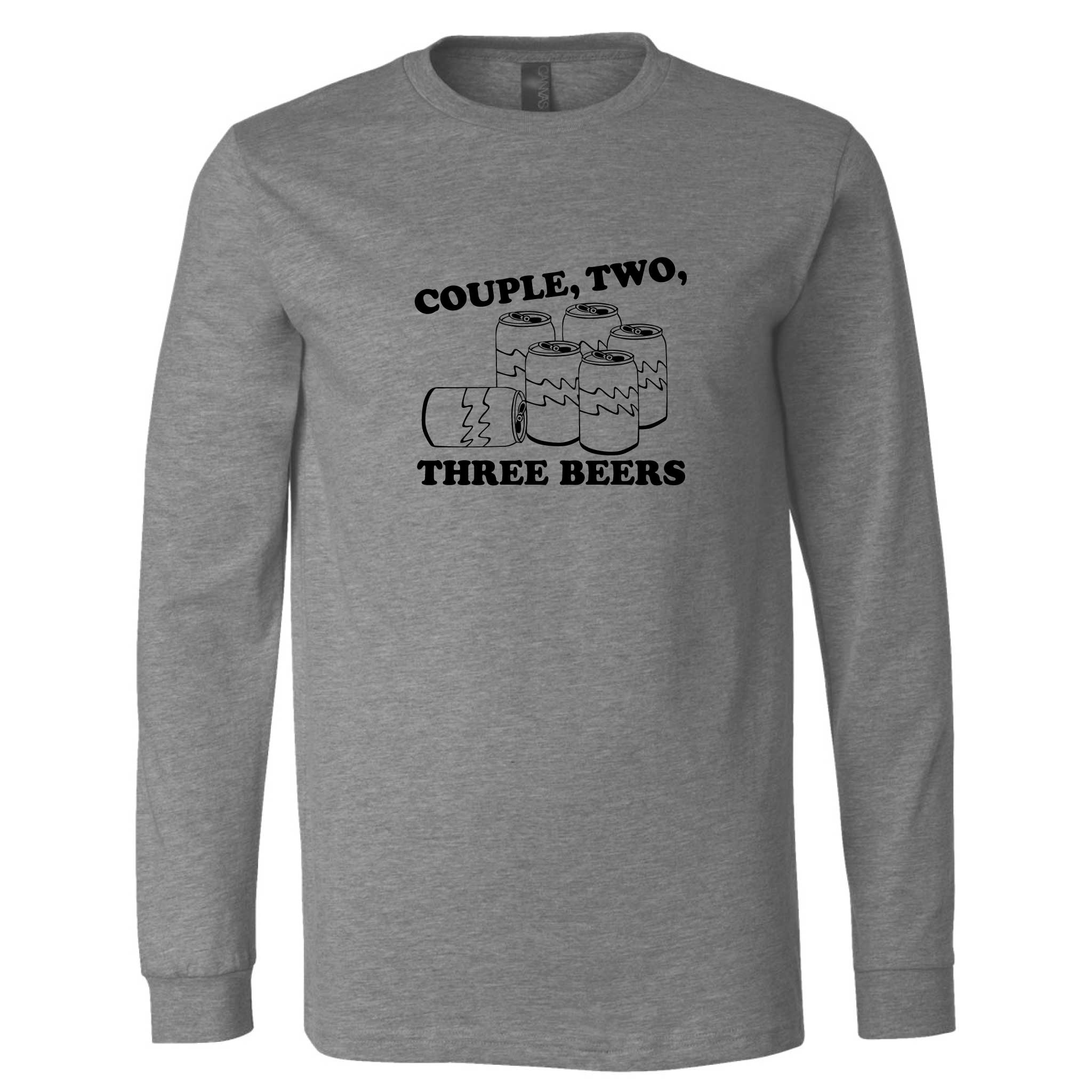 Couple, Two, Three Beers Iowa Long Sleeve T-Shirt – Iowa Awesome