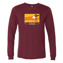 Load image into Gallery viewer, Iowa Windmill Sunset Long Sleeve T-Shirt