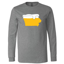 Load image into Gallery viewer, Beer Glass Iowa Long Sleeve T-Shirt
