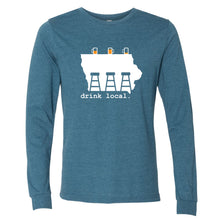 Load image into Gallery viewer, Drink Local Iowa Long Sleeve T-Shirt
