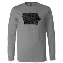 Load image into Gallery viewer, Everything Iowa Long Sleeve T-Shirt