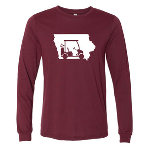 Golf Cart Iowa Long Sleeve T-Shirt