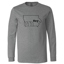 Load image into Gallery viewer, Hey. Iowa Long Sleeve T-Shirt