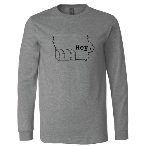 Hey. Iowa Long Sleeve T-Shirt