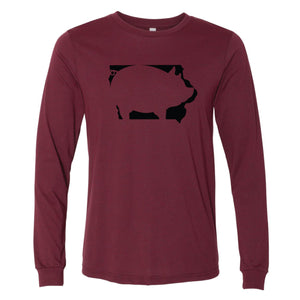 Iowa Hog Long Sleeve T-Shirt