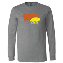 Load image into Gallery viewer, Iowa Tractor Sunset Long Sleeve T-Shirt