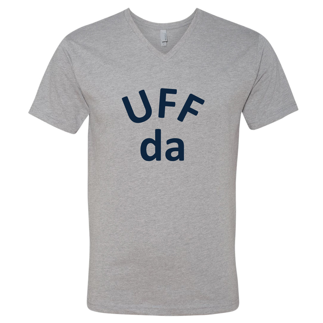 Uff Da Iowa V-Neck T-Shirt