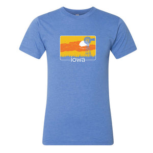 Iowa Windmill Sunset T-Shirt
