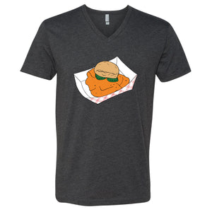Pork Tenderloin Iowa V-Neck T-Shirt