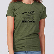 Load image into Gallery viewer, Couple, Two, Three Beers Iowa Women&#39;s T-Shirt