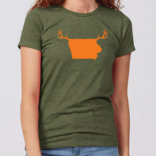 Load image into Gallery viewer, Antlers Iowa Women&#39;s T-Shirt