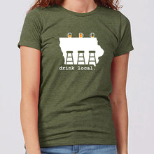 Load image into Gallery viewer, Drink Local Iowa Women&#39;s T-Shirt