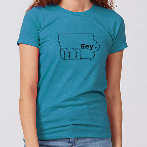 Hey. Iowa Women's T-Shirt