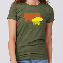 Load image into Gallery viewer, Iowa Tractor Sunset Women&#39;s T-Shirt