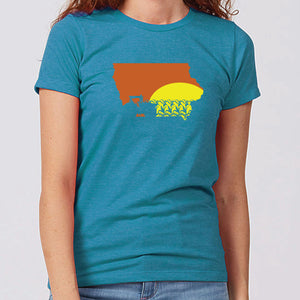 Iowa Tractor Sunset Women's T-Shirt
